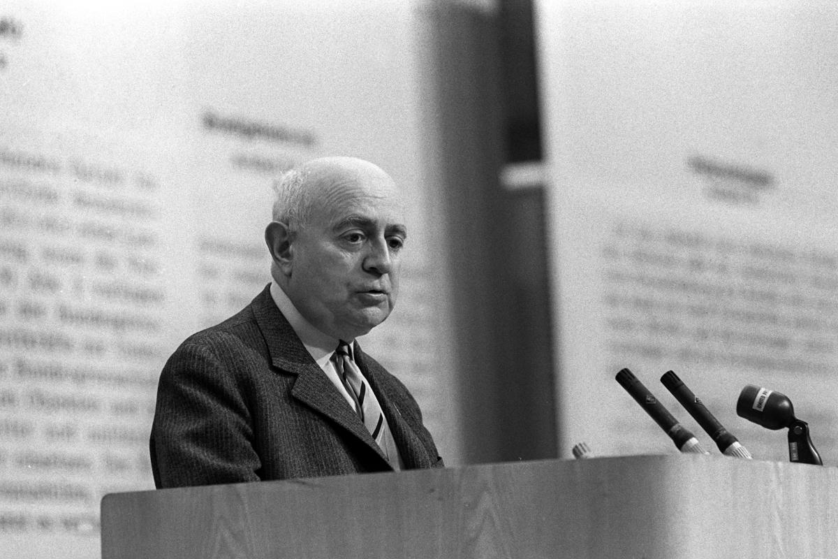 Theodor W. Adorno, Frankfurt 1968