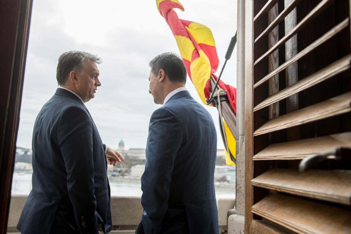 Viktor Orbán und Nikola Gruevski 
