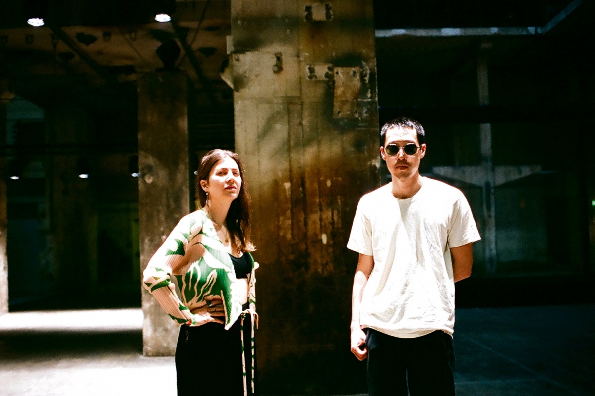 Jonnine Standish und Nigel Yang Ende August, als sie auf dem Festival Berlin Atonal ihr neues Album vorstellten