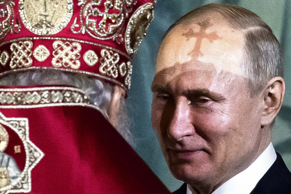 Putin und der russisch-orthodoxe Patriarch Kyrill 