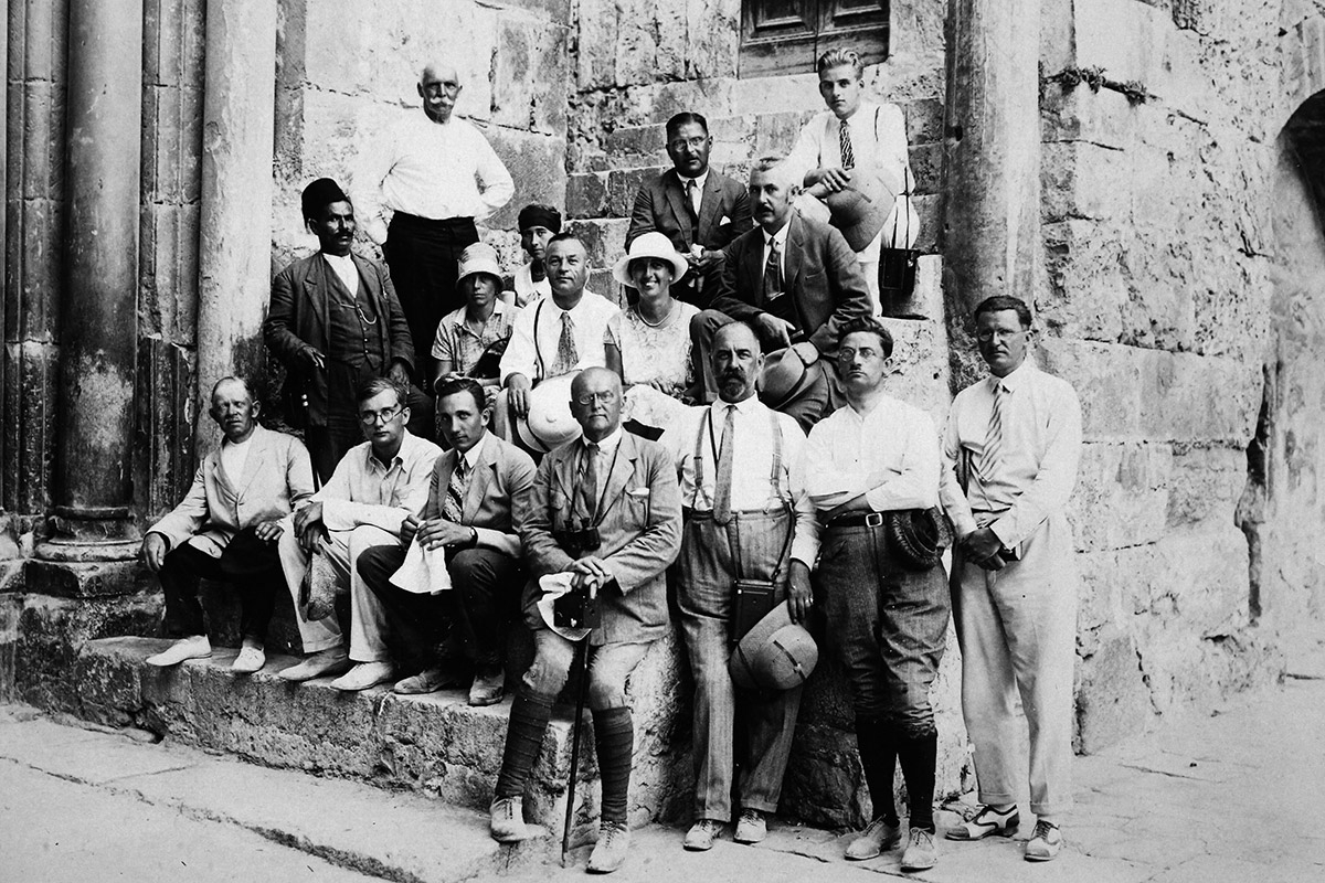 Reisegruppe in Jerusalem, August 1927
