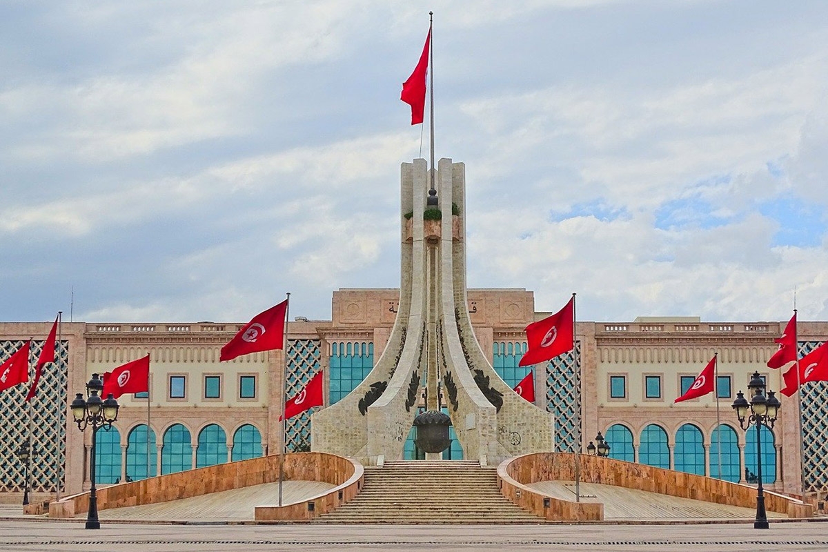 Regierungsgebäude in Tunis