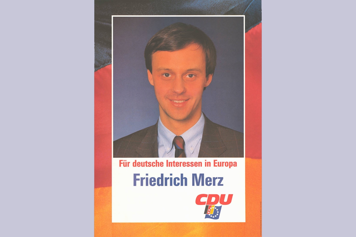 Friedrich Merz CDU-Plakat von 1989