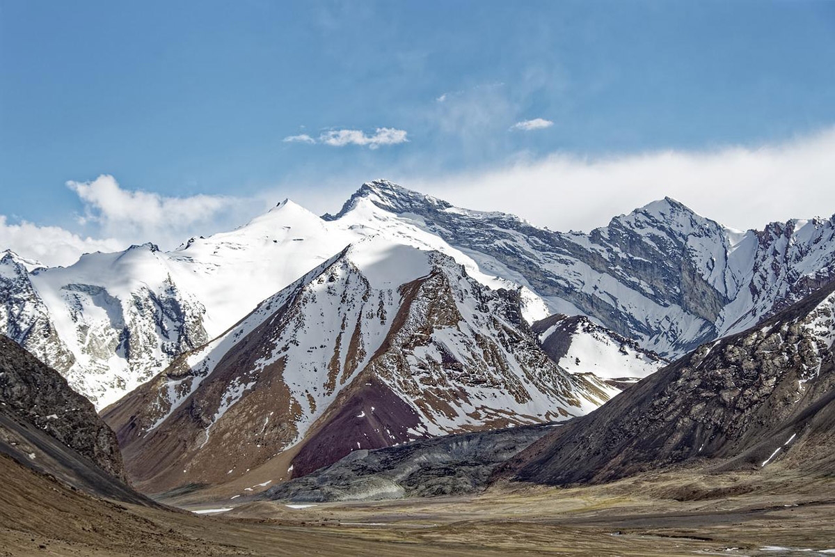 Das Pamir-Gebirge in Tadschikistan