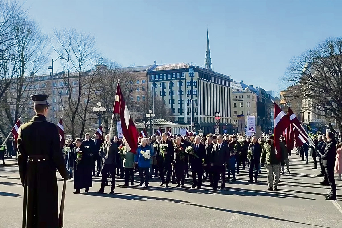 Marsch der Legionäre in Riga 2022