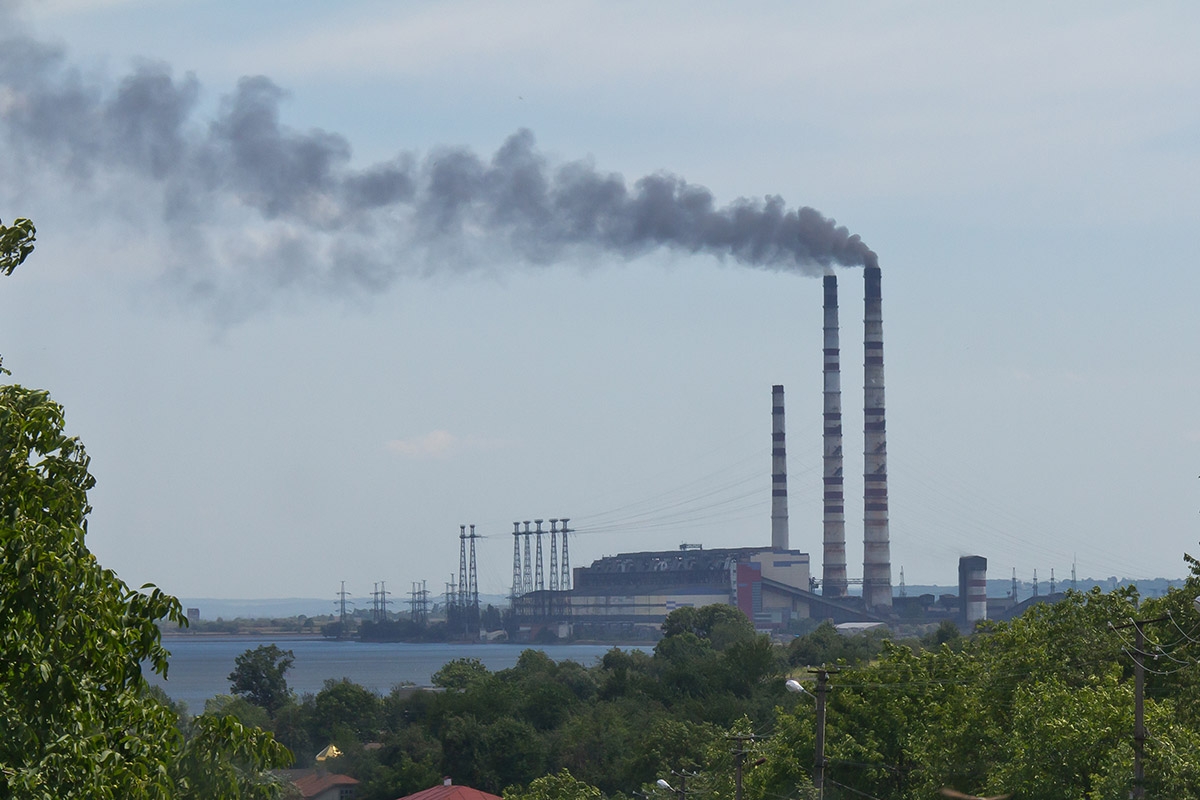 Kohlekraftwerk in Burschtyn 