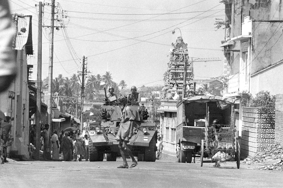 Staatliche Institutionen halfen im Juli 1983 beim Morden, erst Anfang August sicherte das Militär die Hauptstadt Colombo