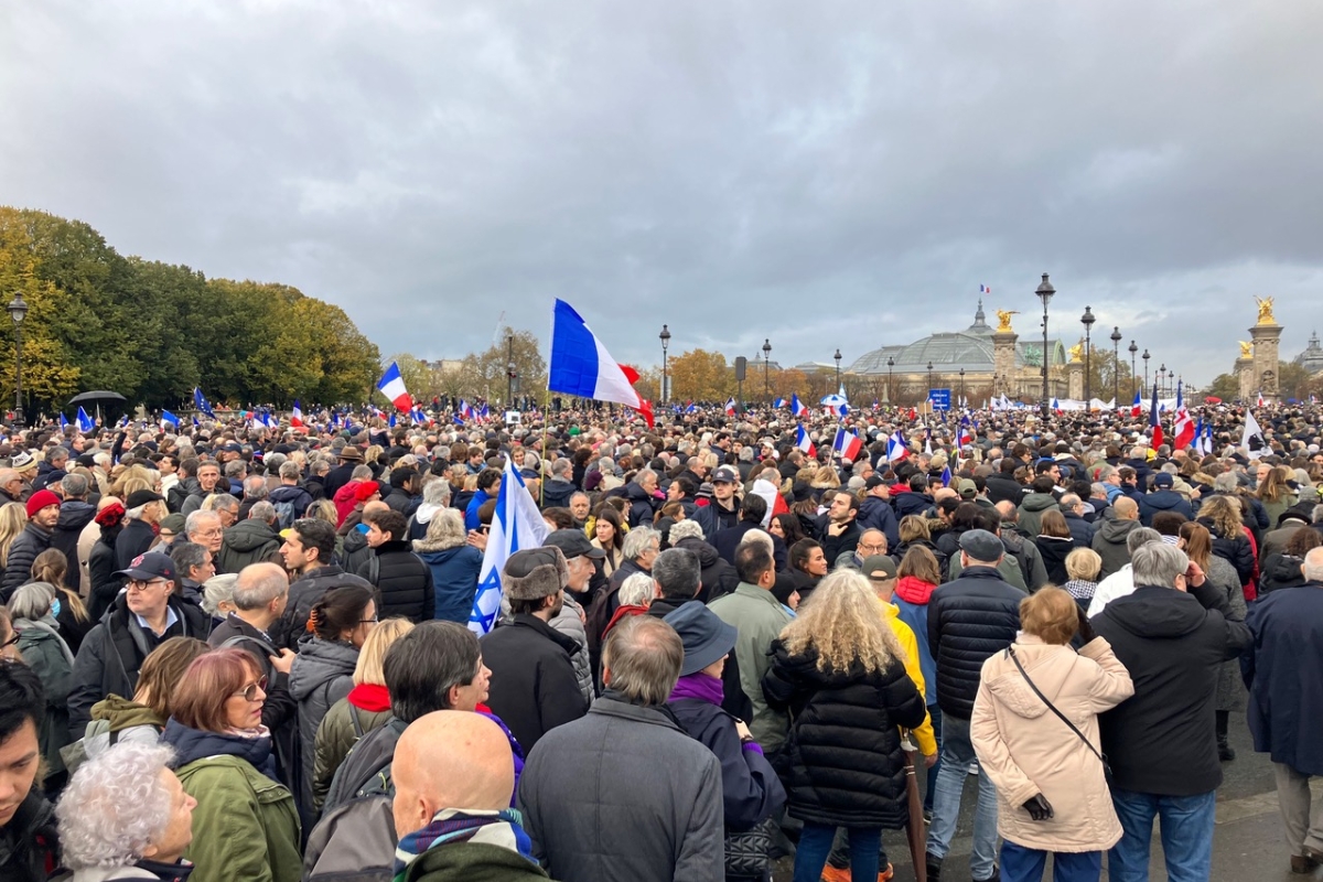 Demo am 12. November in Paris gegen Antisemitismus