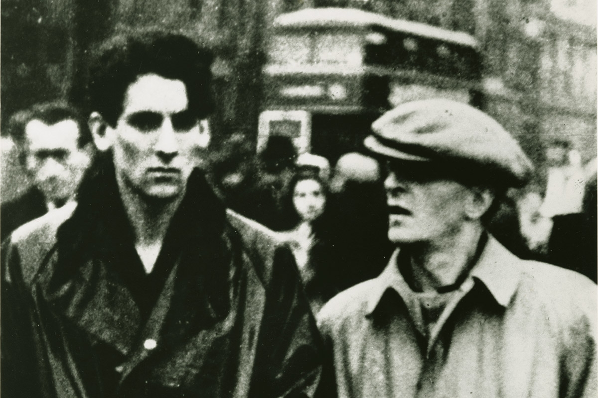 Ben Richards (links) und Ludwig Wittgenstein