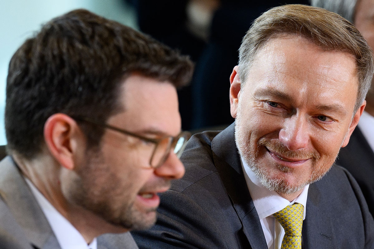 FDP-Minister Marco Buschmann (l.) und Christian Lindner