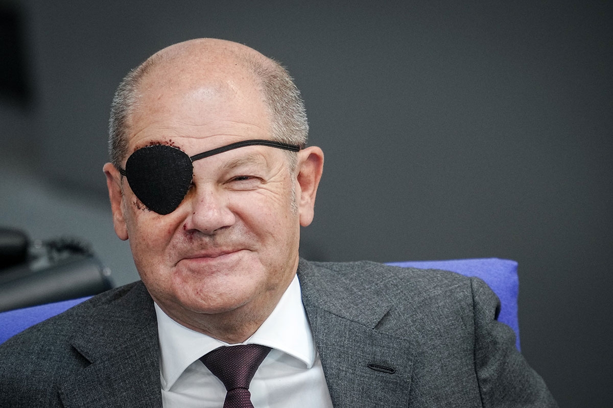 Jack Sparrow alias Bundeskanzler Olaf Scholz (SPD)