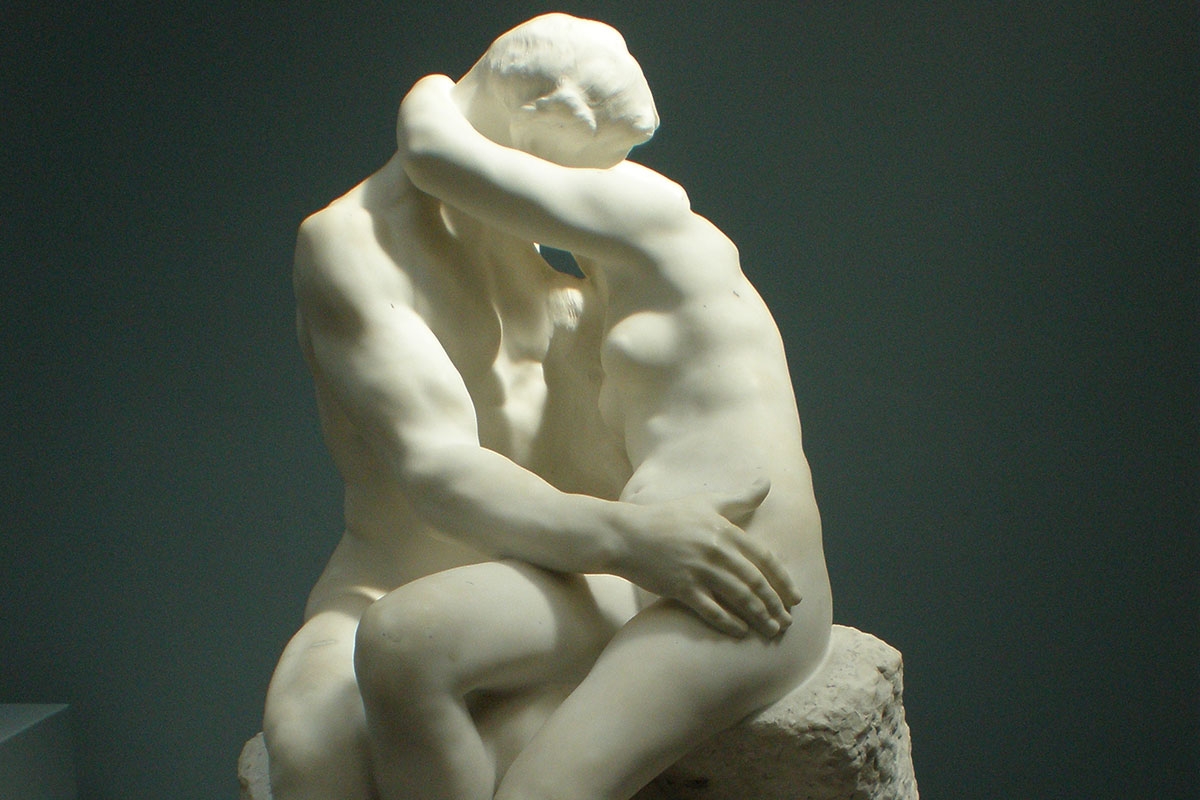 Der Kuss (1886) von Auguste Rodin