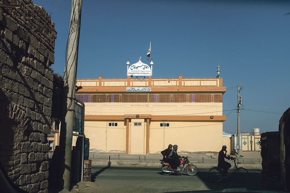 Schon zu Republikzeiten Waffenlager. Nebengebäude der Rahmani-Moschee in Helmands Hauptstadt Lashkargah