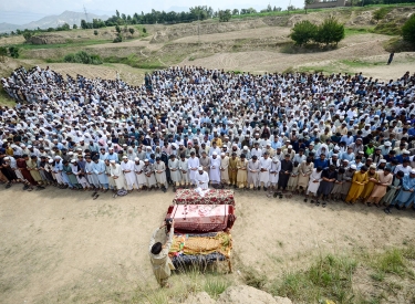 Beerdigung der Opfer des IS-Anschlags vom 31. Juli 2023