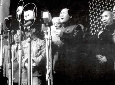 Mao Zedong ruft die Volksrepublik China aus