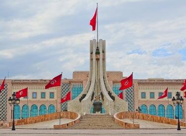 Regierungsgebäude in Tunis