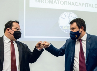 Claudio Durigon und Matteo Salvini
