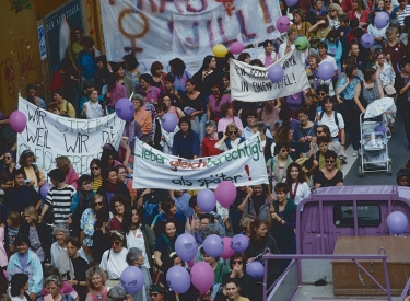 Schweizer Frauenstreik 1991, Kundgebung in Zürich