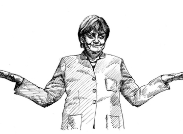 Illustration Angela Merkel