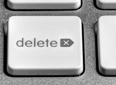 Delete-Taste auf einer Tastatur