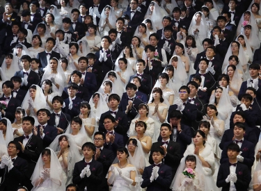 Massenhochzeit der Vereinigungskirche im südkoreanischen Gapyeong