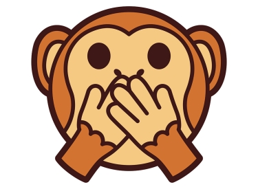 Affe Mund zu Emoji