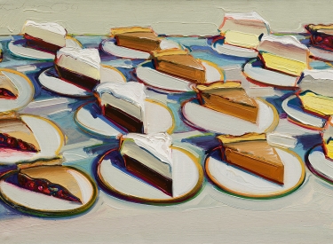 Wayne Thiebaud: Pie Rows, 1961