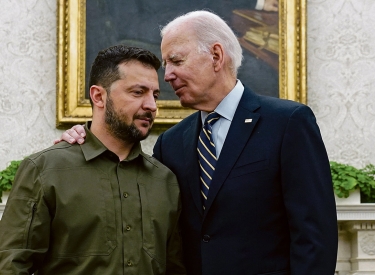 Wolodymyr Selenskyj und Joe Biden im Weißen Haus, 21. September