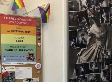 Zu Besuch bei Lambda, der ältesten aktiven polnischen LGBT-Organisation, am 8. September in Warschau