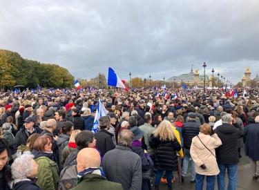 Demo am 12. November in Paris gegen Antisemitismus