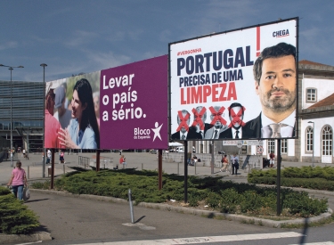 »Portugal muss gereinigt werden.« Wahlkampfplakat der rechtsextremen Chega