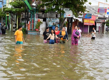 Überschwemmungen in Java (Indonesien), 15. März