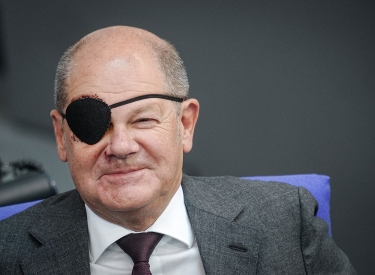 Jack Sparrow alias Bundeskanzler Olaf Scholz (SPD)